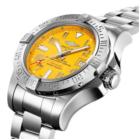 breitling avenger seawolf yellow dial review|breitling avenger ii seawolf review.